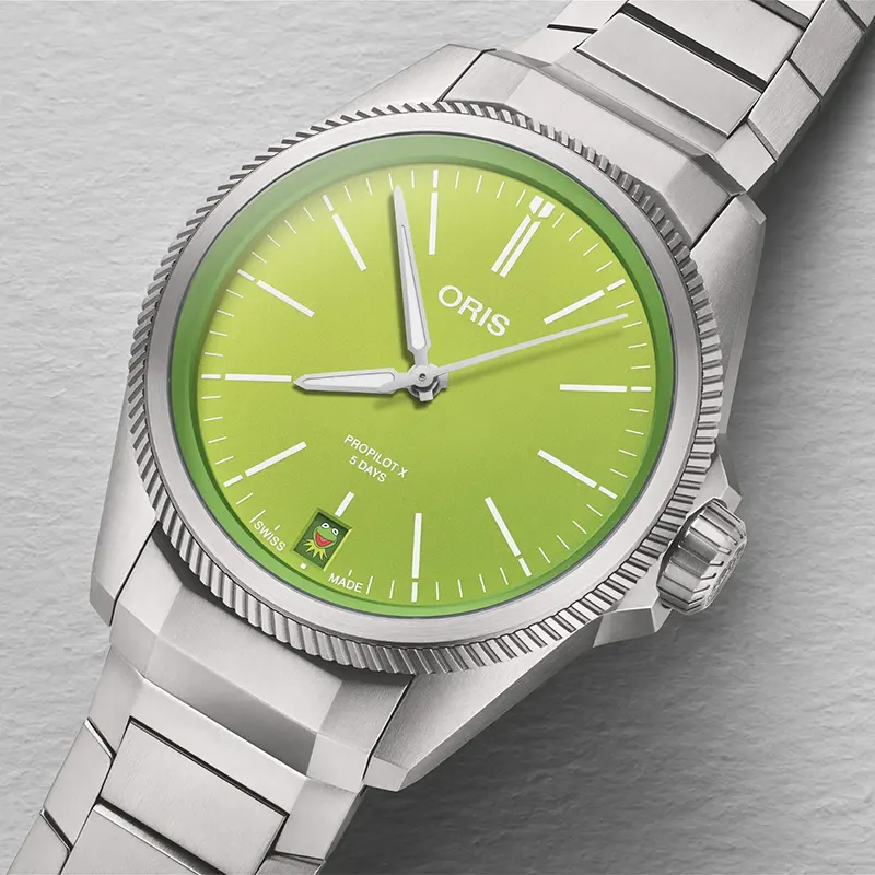 Oris ProPilot X Kermit Edition Green Dial Men's Watch | 01 400 7778 7157-Set